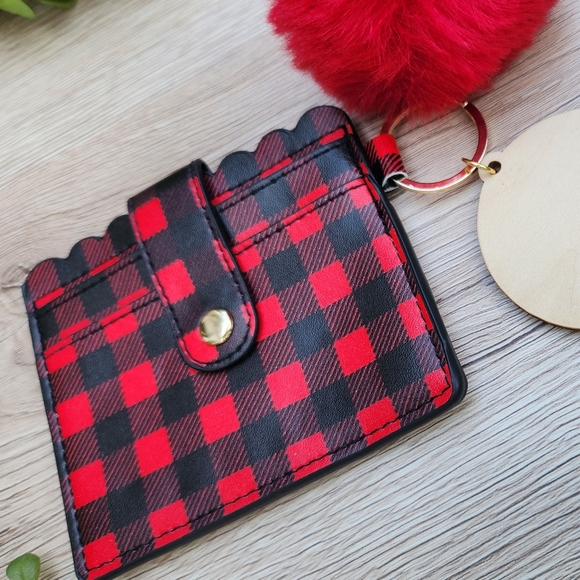 AUNT GIFT!!! Wallet Keychain & Puff with Laser Engraved Charm - Cool Aunts Club - Picture 9 of 10